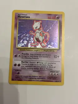 Mewtwo Holo Rare - Pokemon TCG WotC Vintage (Base Set / Promo Era) - Image 1