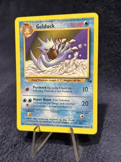 Pokemon - Golduck 35/62 Fossil Uncommon 1999 NM 🔥🔥 - Image 3