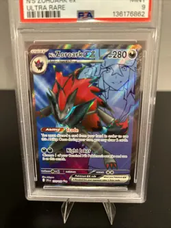 N's Zoroark ex 175/159 Sv09: Journey Together Holo Pokemon PSA 9 - Image 2