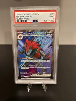 N's Zoroark ex 175/159 Sv09: Journey Together Holo Pokemon PSA 9 - Image 4