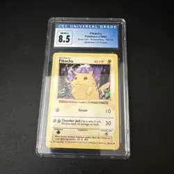 1999 POKEMON PIKACHU BASE SET JAPANESE SHADOWLESS CD PROMO 58/102 Grade 8.5 - Image 1