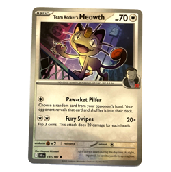 Team Rocket's Meowth SV10: Destined Rivals #149 (2025) Common NM Pokemon - Image 1