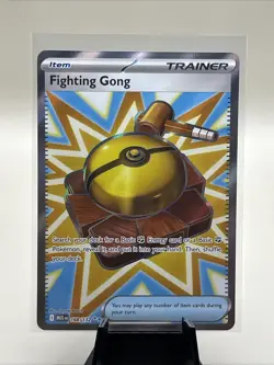 Pokemon Fighting Gong 168/132 Ultra Rare Full Art Mega Evolution English - Image 1