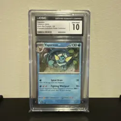 CGC Gem Mint 10 - Vaporeon 168 - Prismatic Evolutions Poster Coll. Pokemon - Image 1