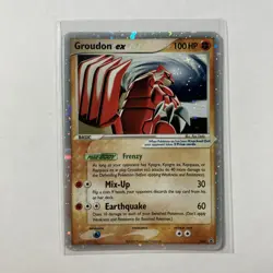 Pokemon Groudon EX Holo Black Star Promo #038 - Image 1