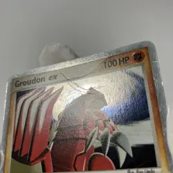 Pokemon Groudon EX Holo Black Star Promo #038 - Image 3