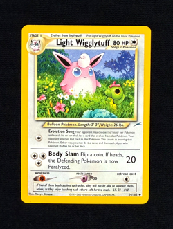 LIGHT WIGGLYTUFF (NM) - Neo Destiny 54/105 - Pokemon TCG - Uncommon - Regular - Image 1