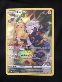 Pokemon TCG Pikachu TG05/TG30 Holo Rare Lost Origin Full Art NM - Image 1
