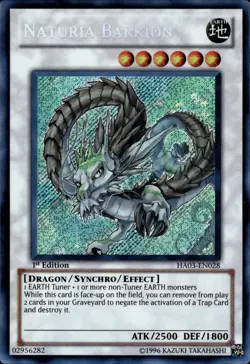 Naturia Barkion - Secret Rare 1st Edition HA03-EN028 - NM - YuGiOh - Image 1
