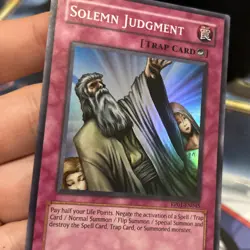 Solemn Judgement RP01-EN045 Super Rare Retro Pack Reprint Gem Mint 💎 - Image 3