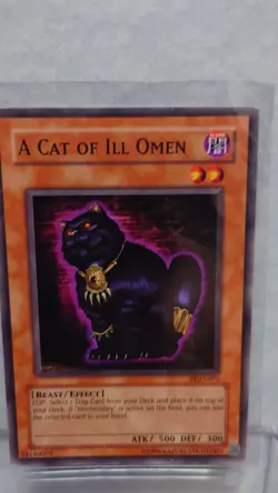 Yu Gi Oh! A Cat Of ILL Omen ~ PGD-070 ~ Pharaonic Guardian ~ Lightly Played - Image 1
