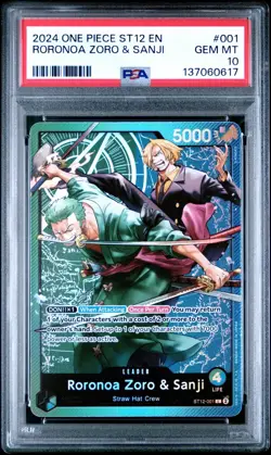 2025 ONE PIECE OP06-118 JAPANESE 2ND ANNIVERSARY SET RORONOA ZORO ENG PSA 10 - Image 1