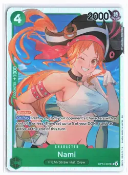 Nami OP14-031 SR ENG The Azure's Sea's Seven One Piece TCG - Image 1