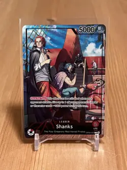 2025 One Piece Shanks PSA Magazine Exclusive Promo OP09-001 Damaged See Photos - Image 1