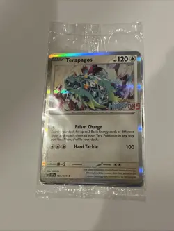 Terapagos Fuecoco 161/191 Pokemon Best Buy Holo SEALED PROMO Pokemon Card - Image 1