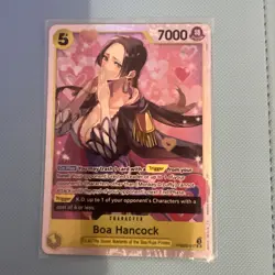 One Piece TCG Boa Hancock SR PRB02-017 Fresh Pack Mint English Card - Image 1