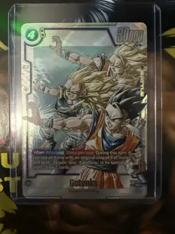 GOTENKS - SB02-022 ALTERNATE ART MANGA BOOSTER 02 Dragon Ball Card English RARE! - Image 1