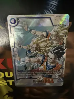 GOTENKS - SB02-022 ALTERNATE ART MANGA BOOSTER 02 Dragon Ball Card English RARE! - Image 5