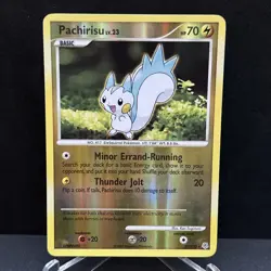 Pokemon Card Pachirisu 35/130 Reverse Holo Stamped Diamond & Pearl - NM - Image 1