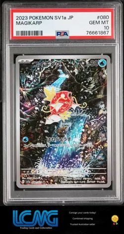 SV1a: Triplet Beat #080/073 Magikarp Holo PSA 10 Pokemon TCG Card - Image 1