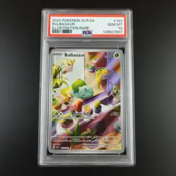 PSA 10 Bulbasaur 143/142 Pokemon Stellar Crown IR Full Art Holo Card - Image 1