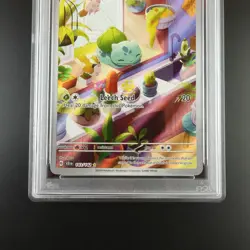 PSA 10 Bulbasaur 143/142 Pokemon Stellar Crown IR Full Art Holo Card - Image 3