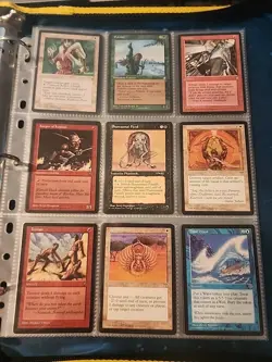 Vintage Magic The Gathering Collection Card Lot MTG 1993-1998 Pre-Rarity Symbol - Image 3