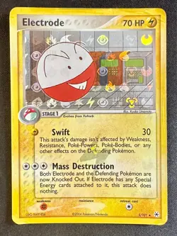 Electrode 5/101 2004 EX Hidden Legends Pokemon Card TCG Reverse Holo Rare - Hp - Image 1