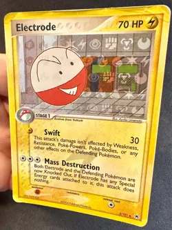 Electrode 5/101 2004 EX Hidden Legends Pokemon Card TCG Reverse Holo Rare - Hp - Image 2