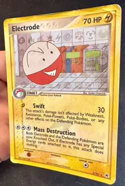 Electrode 5/101 2004 EX Hidden Legends Pokemon Card TCG Reverse Holo Rare - Hp - Image 3