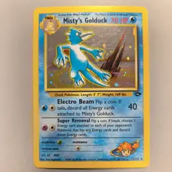 Misty’s Golduck 12/132 1st Edition Gym Challenge Holo Rare Pokemon Card - Image 1