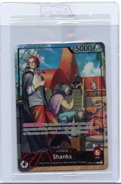 2025 One Piece OP09-001 Shanks Leader Promo Card PSA Magazine Exclusive Sealed - Image 1