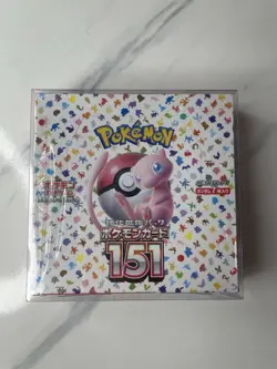 Scarlet & Violet Pokemon Card 151 Japanese Booster Box sv2a With Box Protector - Image 1