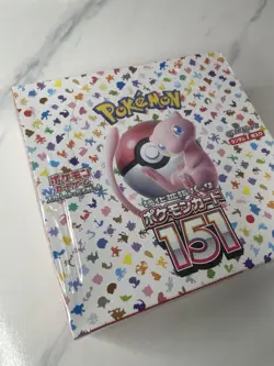Scarlet & Violet Pokemon Card 151 Japanese Booster Box sv2a With Box Protector - Image 4