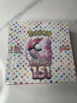 Scarlet & Violet Pokemon Card 151 Japanese Booster Box sv2a With Box Protector - Image 5