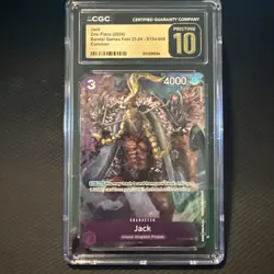 One Piece psa 10 jack st04-008 bandai fest promo card game eng CGC PRISTINE 10 - Image 1