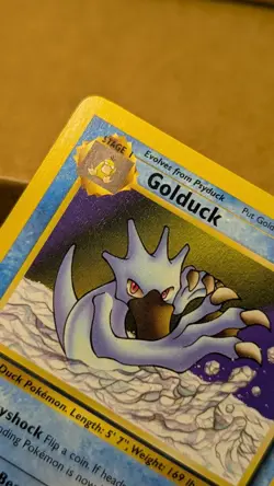 Golduck 35/62 Uncommon 1st Edition Fossil Pokemon Card VLP - Image 3