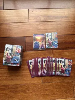 Pokemon Center Japan Erika's Holiday Card Sleeves & Deck Box Case Set Opened US - Image 1