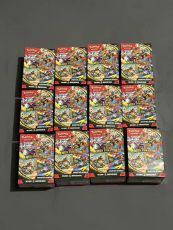 (Lot of 12) Pokemon Trading Card Game Mega Evolutions Booster Bundle - Image 1