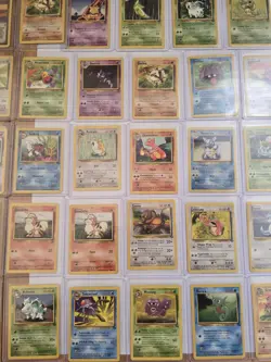 Pokemon 1998 Base 1st Edition Authentic Original Cards In Hard Sleeved Over 150 - Image 4