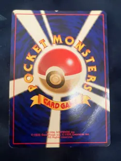 “Team Rocket’s Meowth No.052 Japanese Old Back Pokemon Card JPN” - Image 2