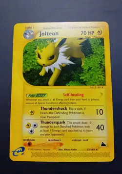 Jolteon 13/144 NON HOLO Pokemon Card WOTC Skyridge Non Holo Rare ENG - Vintage - Image 1