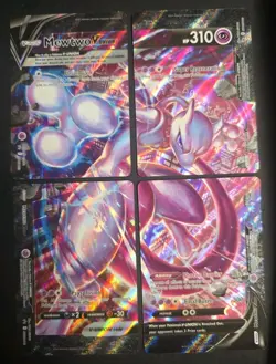 Mewtwo V-UNION [Set of 4] SWSH: Sword & Shield Promo Cards Holo - Image 1