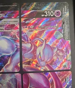 Mewtwo V-UNION [Set of 4] SWSH: Sword & Shield Promo Cards Holo - Image 3