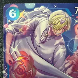 Sanji OP11-051 SR Alt Art A Fist of Divine Speed ONE PIECE Card NM English - Image 2