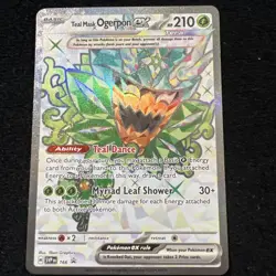 Teal Mask Ogerpon ex 166 Sv: Scarlet & Violet Promo Cards Holo - Image 1