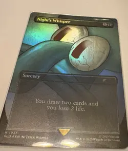 Night's Whisper 1937 Rainbow 🌈Foil Secret Lair SpongeBob SquarePants - Image 1