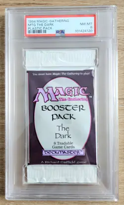 MTG - The Dark - Sealed Booster Pack - PSA 8. More MTG In My Store. - Image 1