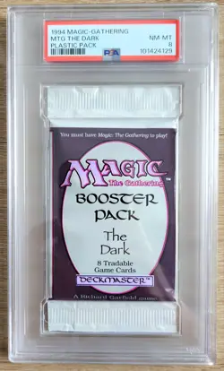 MTG - The Dark - Sealed Booster Pack - PSA 8. More MTG In My Store. - Image 1