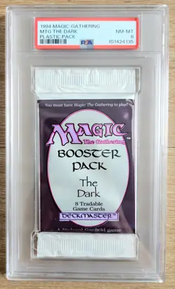 MTG - The Dark - Sealed Booster Pack - PSA 8. More MTG In My Store. - Image 1